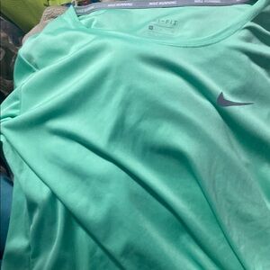 Nike Green Sleeveless Muscle Tee